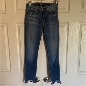 Hudson Jeans Women's Distressed Blue Skinny Jeans